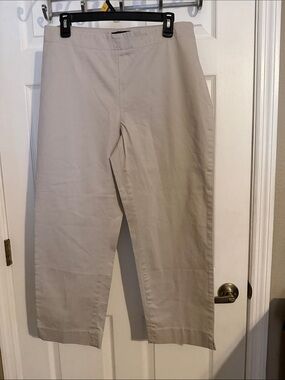 Talbots Beige Straight-Leg Pants